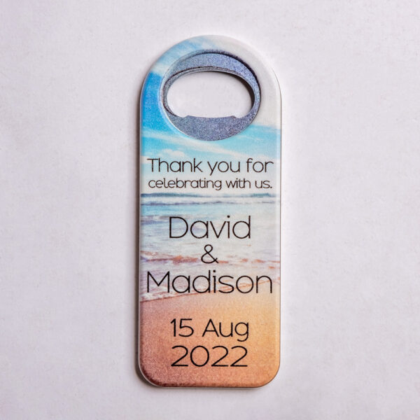 Personalized Bottle Opener Wedding Favor – Personalized Wedding Favor, Groomsman Gift, Personalized Party Favor – Customized Party Favors